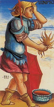 Tarotsæt Oldgamle Oplyste Tarot