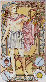 Tarotsæt Art Nouveau Tarot