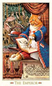 Baraja de tarot Tarot de los Gatos Bohemios Barrocos