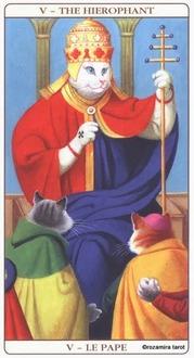 Tarotsæt Marseille-katte-tarot