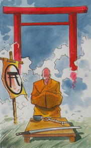 Tarotsæt Samurai Tarot