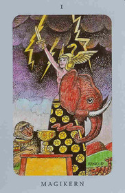 Tarotsæt Svensk Heks Tarot